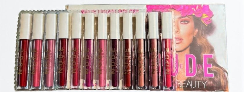 Nude Lip Gloss – Pack of 12 (Assorted Shades)